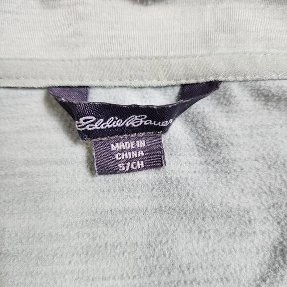 Eddie Bauer Womens Mint Green Quarter Zip Pullover Athletic Shirt Size Small - Picture 3 of 5